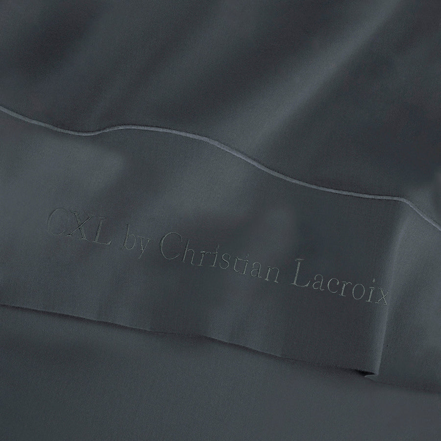 Flat sheet cotton satin - Uni 1 baratta Grey 02