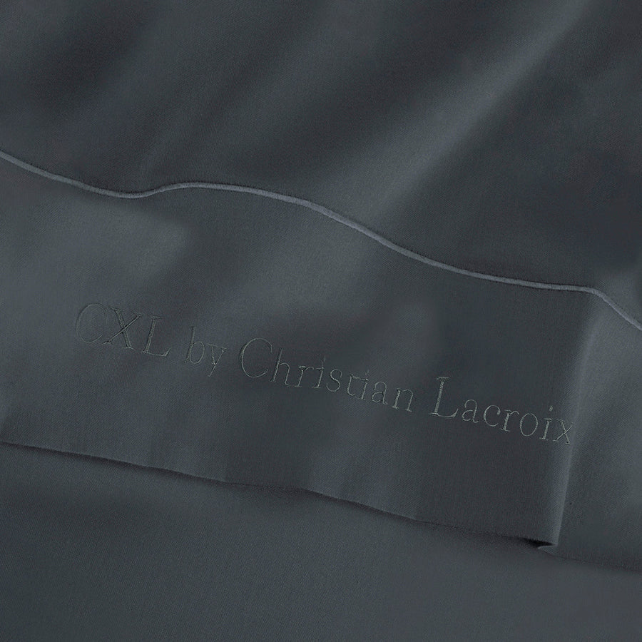 Ensemble de draps satin de coton - Uni 1 baratta Gris 02