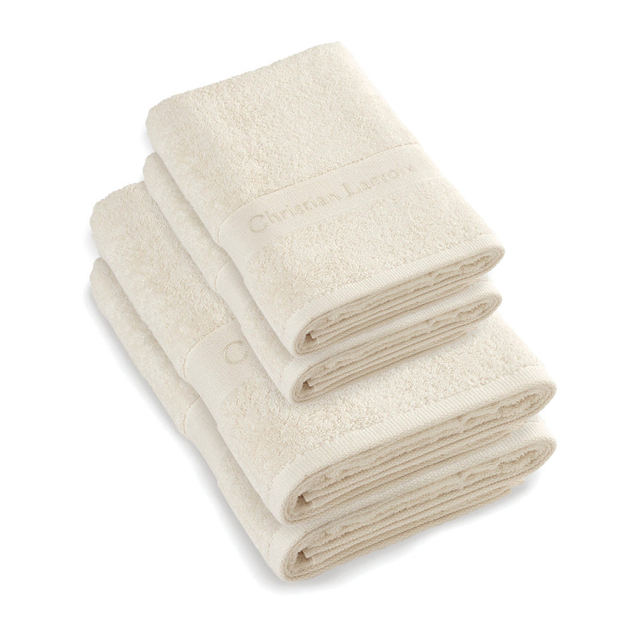 SET DE 2 SERVIETTES ET 2 DRAPS DE BAIN