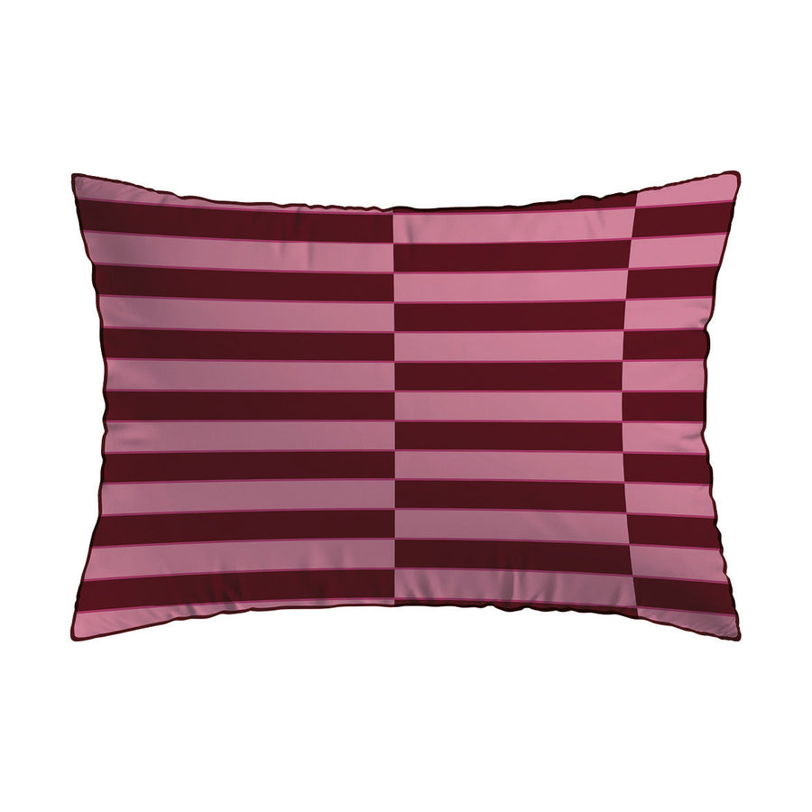Taie d'oreiller satin de coton - Eclat Rose
