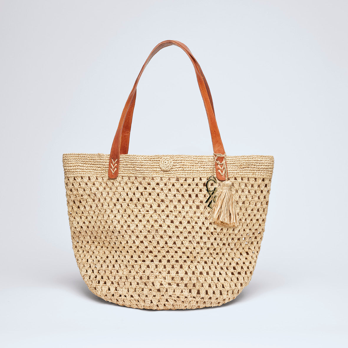 Handbag in raffia Sia Natural