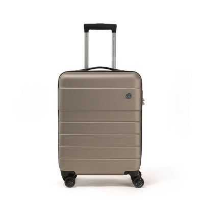 Valise rigide avec 4 roulettes - 37L - 40 x 56 x 21 cm - Toulouse Gris doux