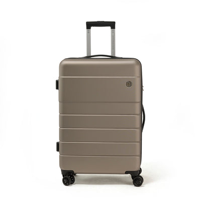 Valise rigide avec 4 roulettes - 60L - 46 x 67 x 25 cm - Toulouse Gris doux