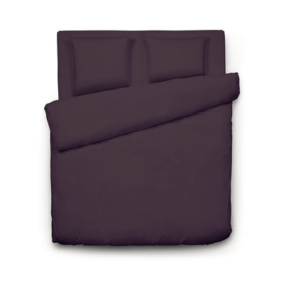 DUVET COVER + 2 PILLOWCASES - Uni Plum