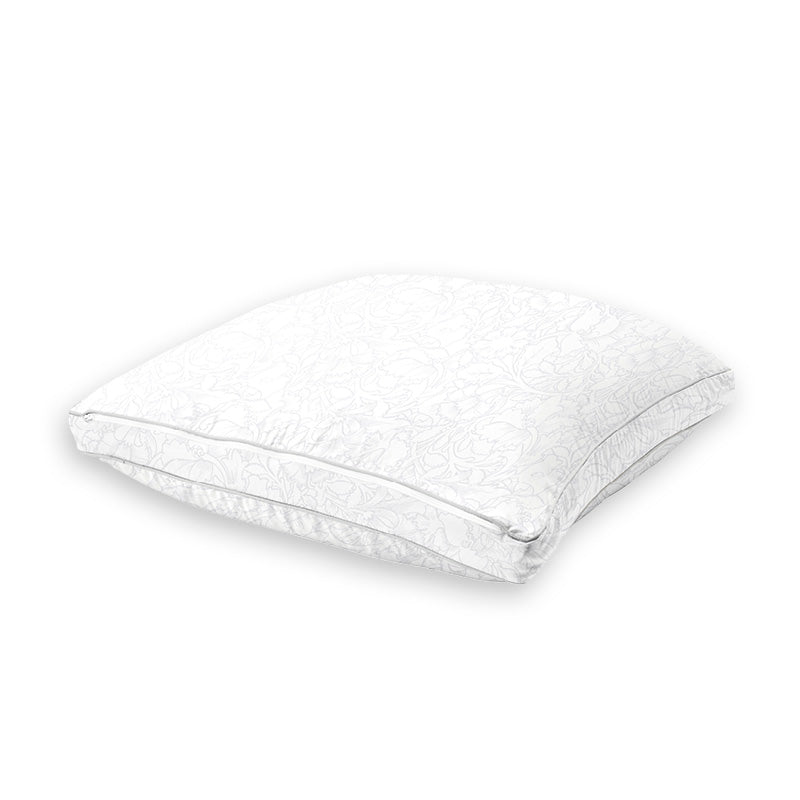 Pack pillows square memoryfoam +  protection sleeves  Arabesque White - 60 x 60 cm