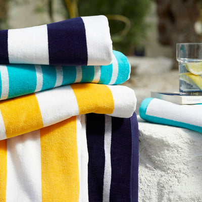 Beach towel Ambre Yellow - 90 x 180 cm