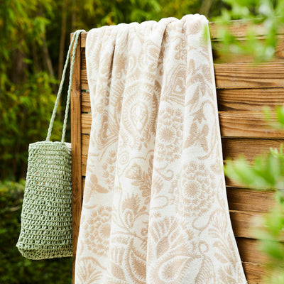 Drap de bain Jacquard - Love Stories Taupe