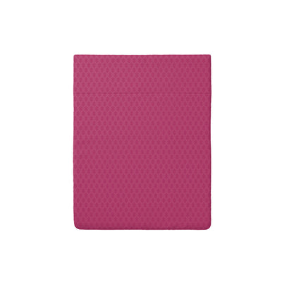 Drap plat satin de coton - Garden Micro Framboise