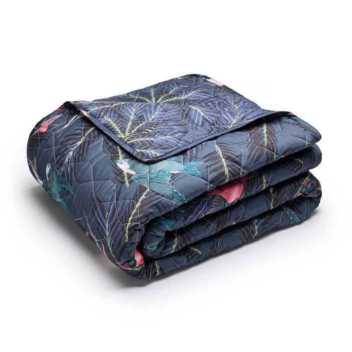 cxl by christian lacroix Couvre-lit XL Hirondelles Bleu - 220 x 250 cm