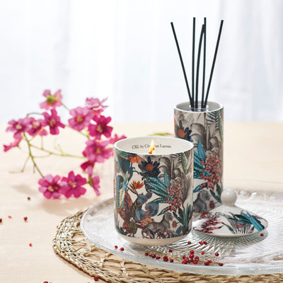 Fragrance sticks in porcelain holder Zanzibar  White - Pink pepper - 100 ml