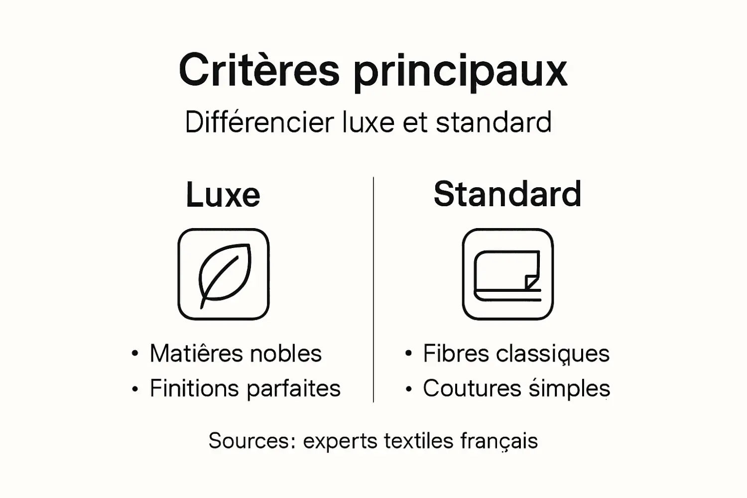 Infographie : les indispensables pour reconnaître du linge de maison haut de gamme