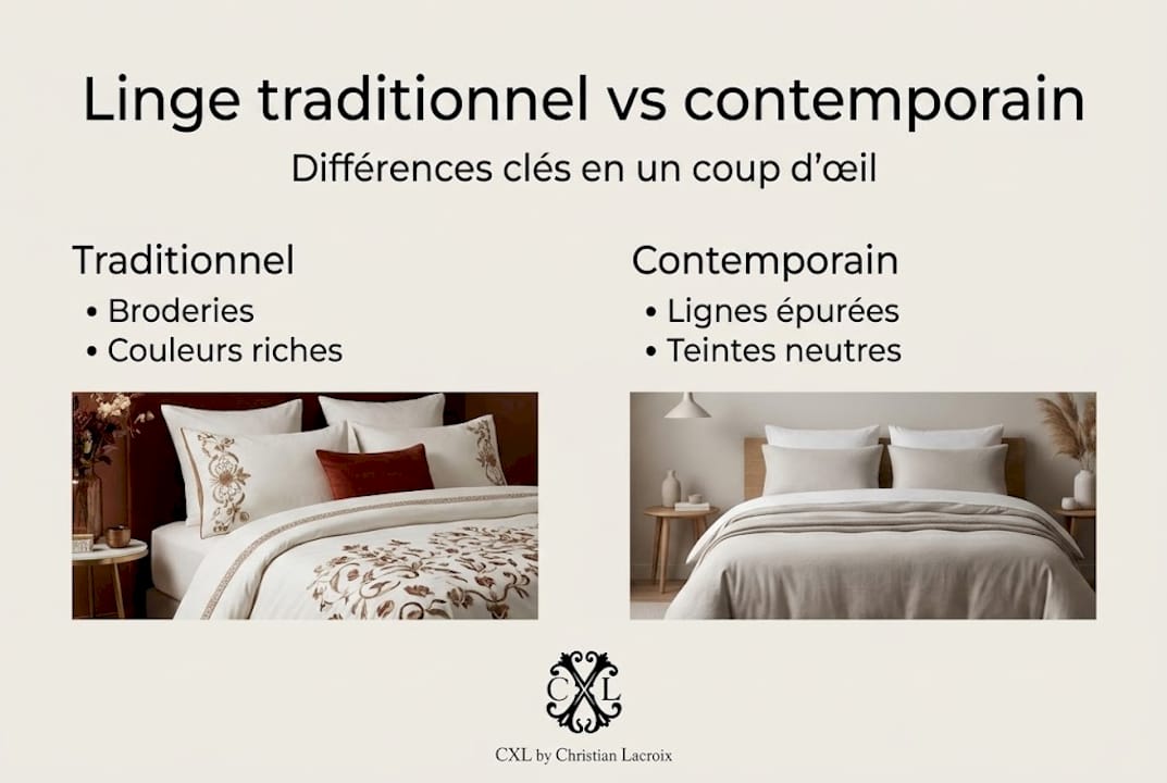 Infographie : le linge d’antan face aux tendances actuelles