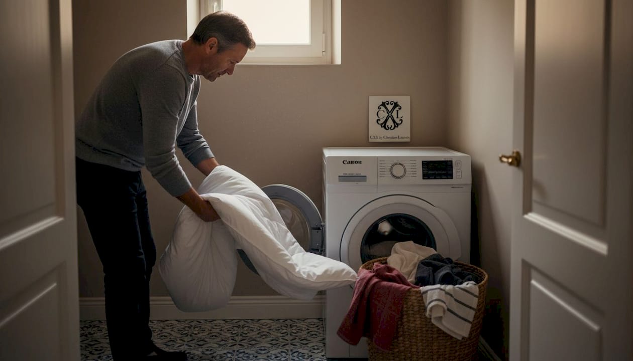 Quand on sort la housse de couette de la machine à laver