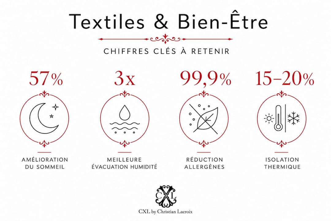 Panorama des chiffres incontournables sur les textiles dédiés au bien-être