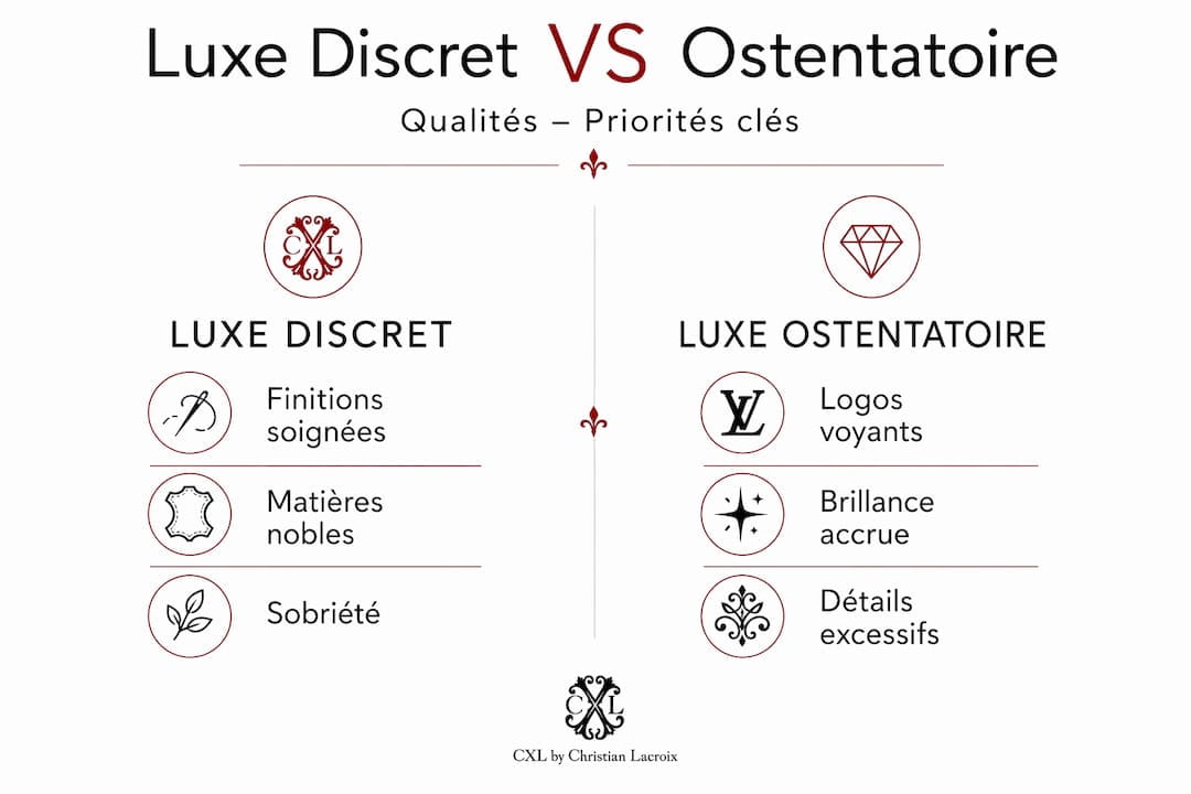 Infographie : le chic discret face au luxe tape-à-l'œil