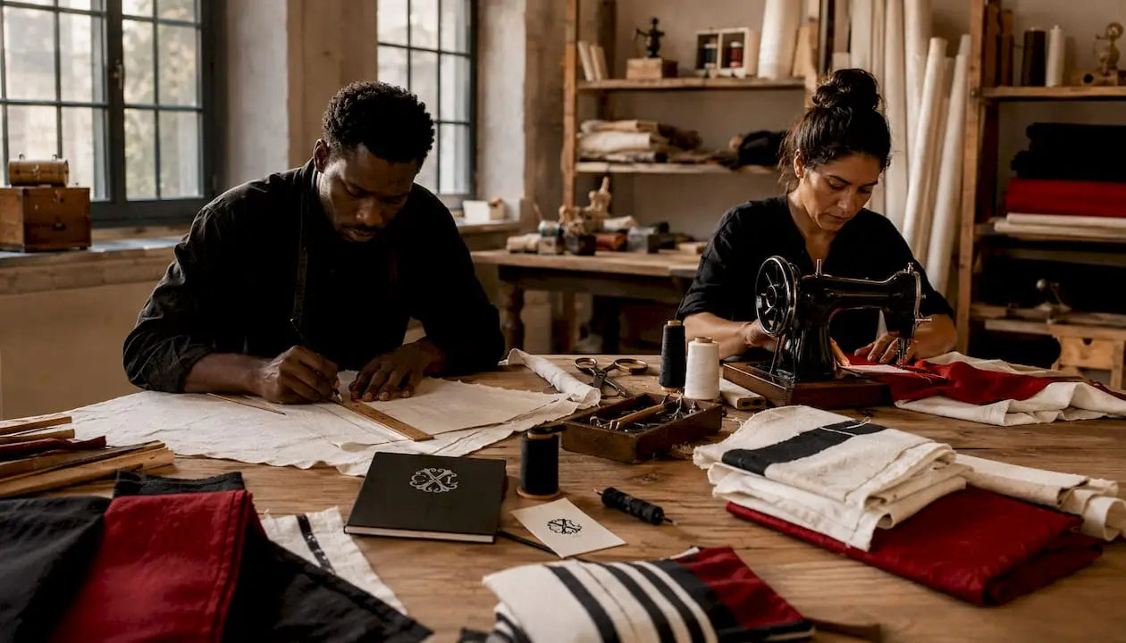 Des créateurs passionnés donnent une seconde vie à des textiles pour en faire du linge de maison raffiné et écoresponsable.