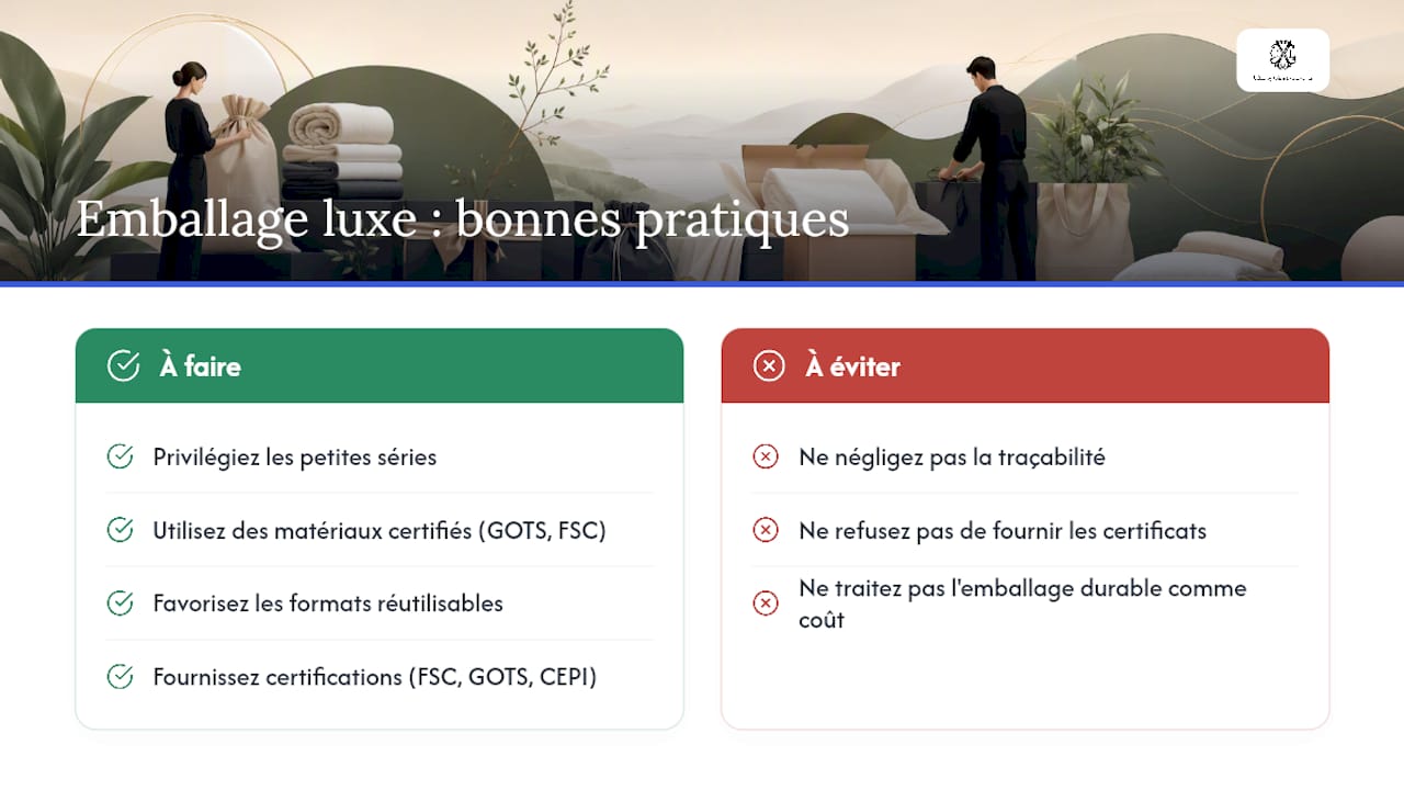 Luxe et durabilité : une exigence, pas un compromis — overview diagram