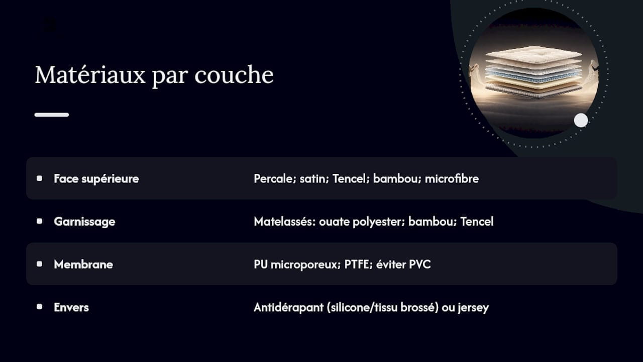 Matériaux et construction : ce qui change vraiment le confort — overview diagram
