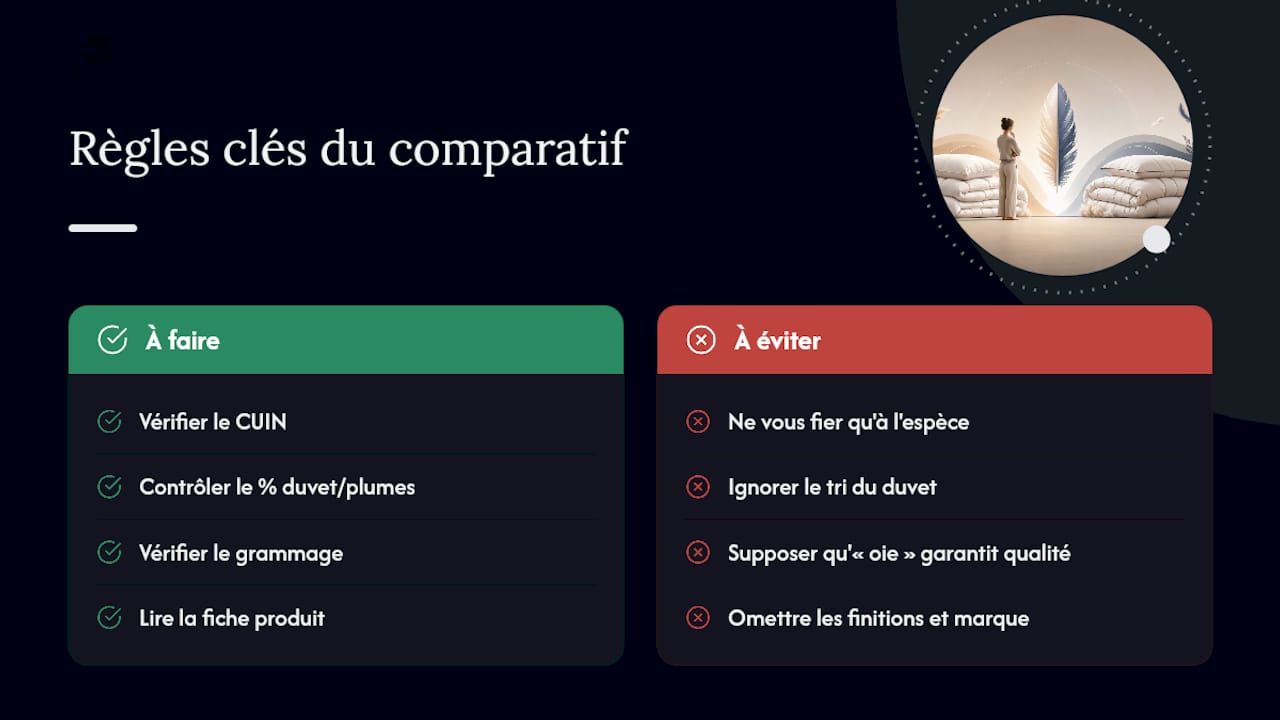 Ce qu'il faut vraiment retenir de ce comparatif — overview diagram