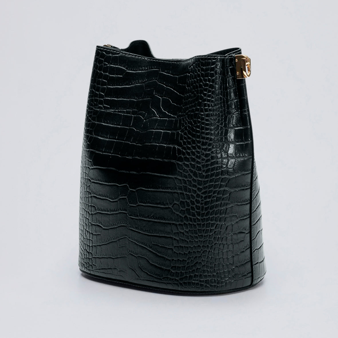 Croco leather shoulder bag - Versailles