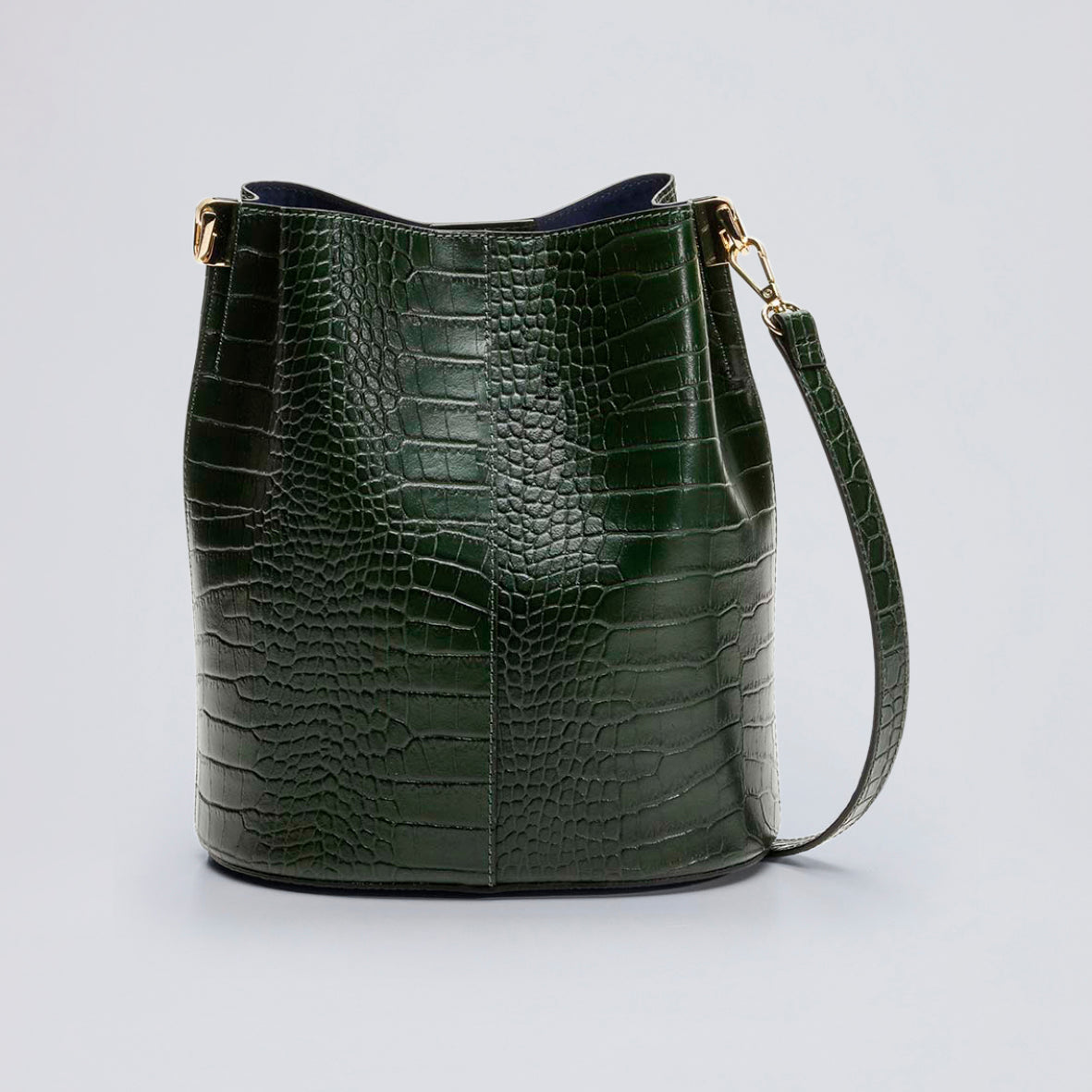 Croco leather shoulder bag - Versailles