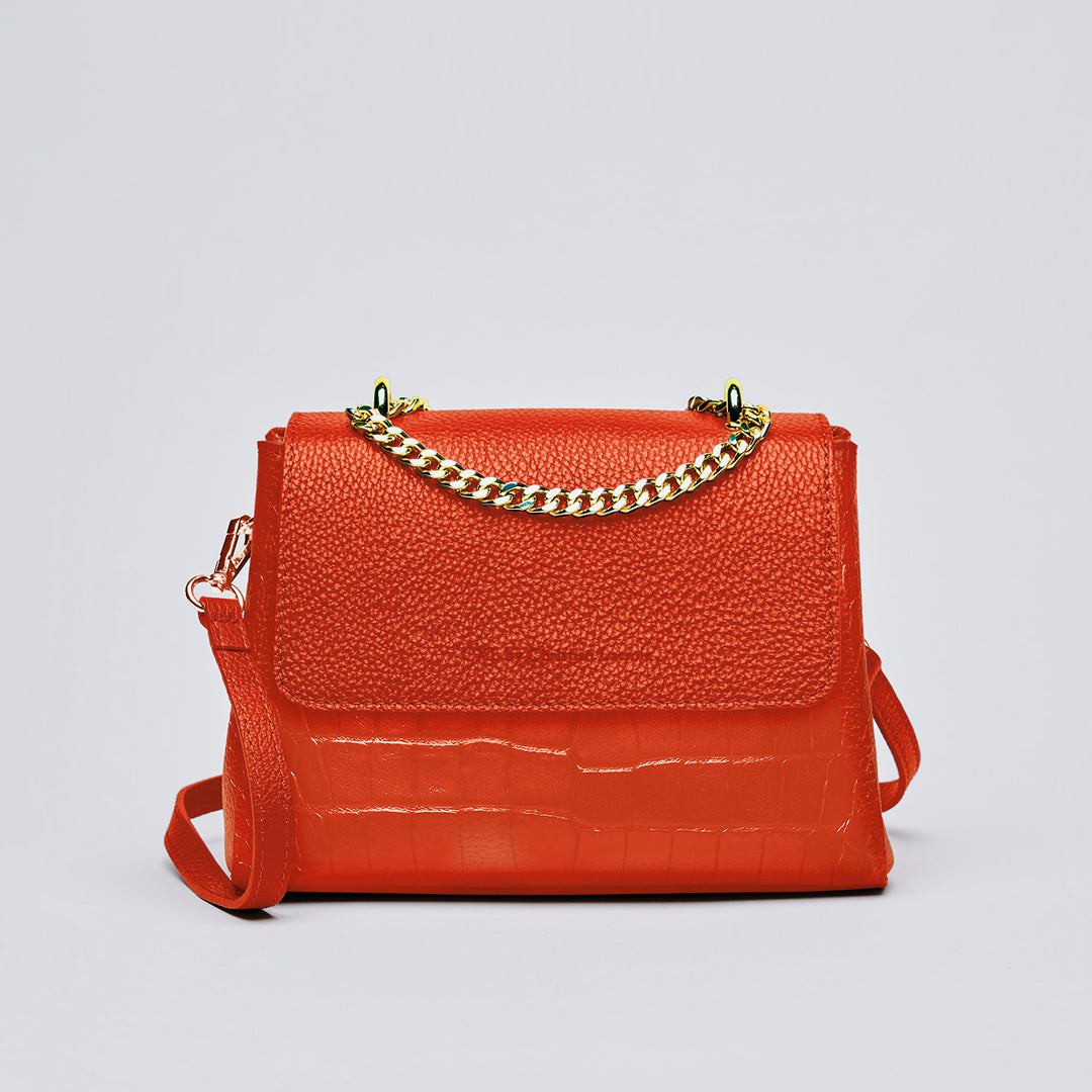 小物 Christian Lacroix Croco leather crossbody bag - Cremieux – CXL by Christian Lacroix