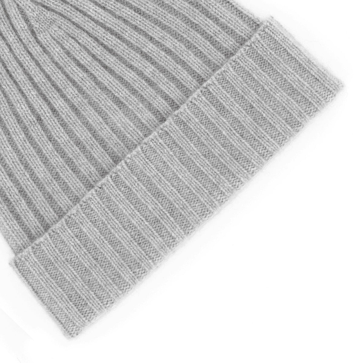 Bonnet à côtes anglaises cachemire - Gris clair - CXL by Christian Lacroix Maison