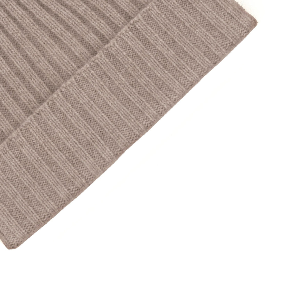 Bonnet à côtes anglaises cachemire - Taupe - CXL by Christian Lacroix Maison