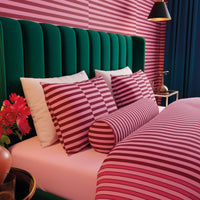 Couvre-lit satin de coton Eclat Rose - 220 x 250 cm - 220 x 250 cm