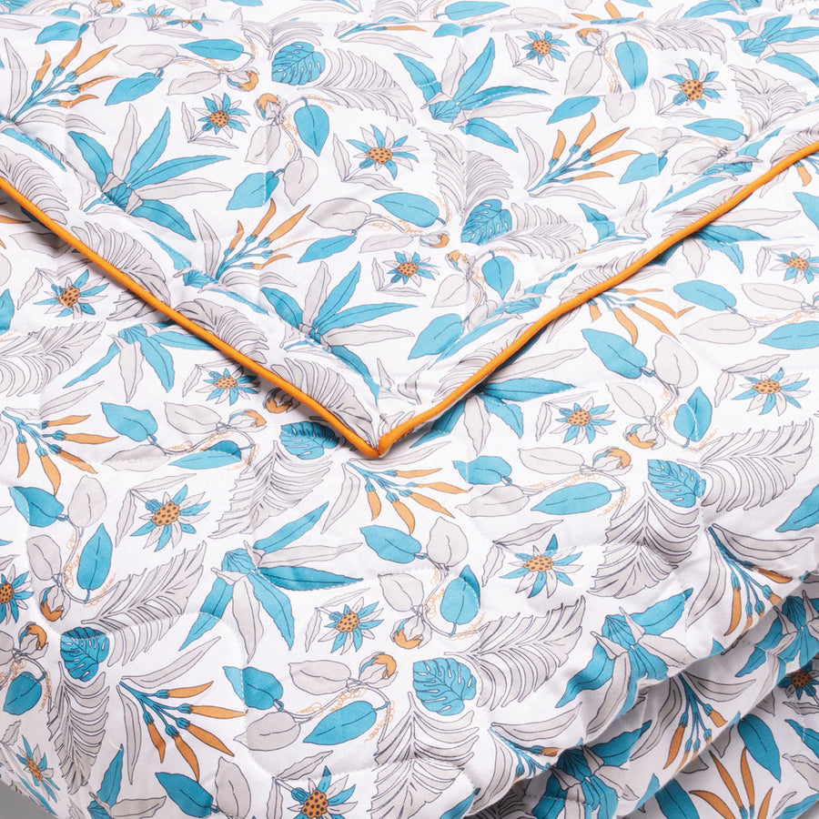 Quilt cotton satin - Zanzibar white