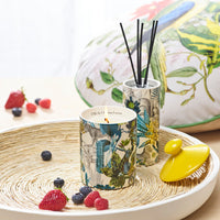 Diffuseur en porcelaine Zanzibar  Jaune - Fruits rouges - 100 ml - CXL by Christian Lacroix Maison