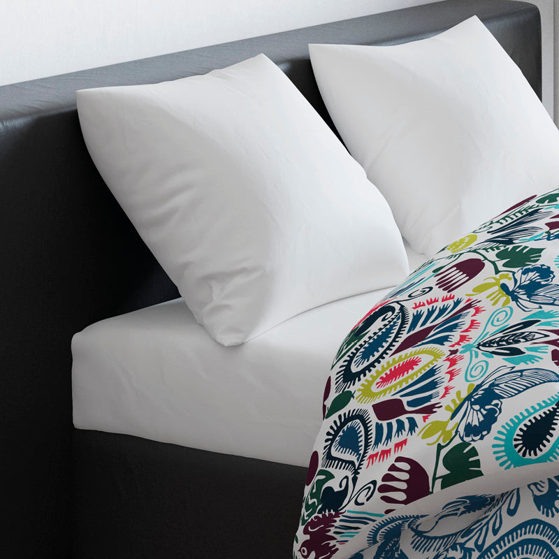 Drap-housse satin de coton - Blanc - CXL by Christian Lacroix Maison