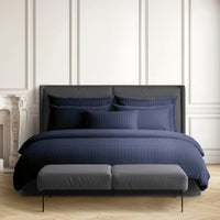 Drap-housse satin de coton - Bleu 11