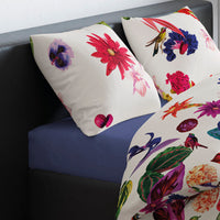 Drap-housse satin de coton - Bleu - CXL by Christian Lacroix Maison