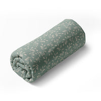 Drap-housse satin de coton - Botanique Vert - CXL by Christian Lacroix Maison
