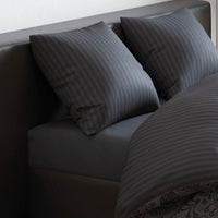 Drap-housse satin de coton - Gris foncé - CXL by Christian Lacroix Maison