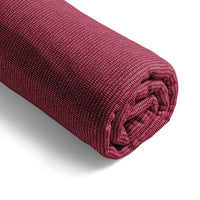 Drap-housse satin de coton - Pollen bordeaux