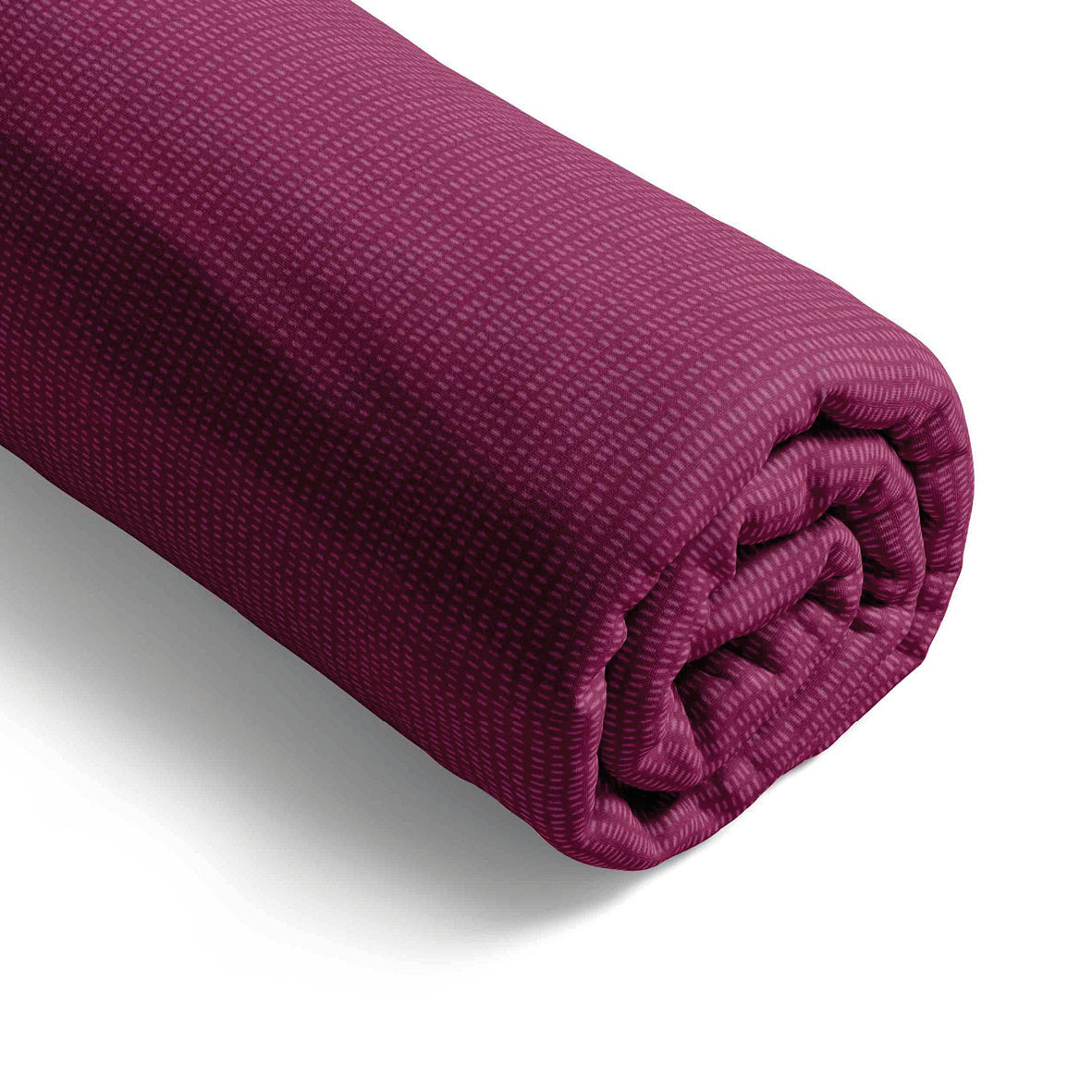 Drap-housse satin de coton - Pollen prune