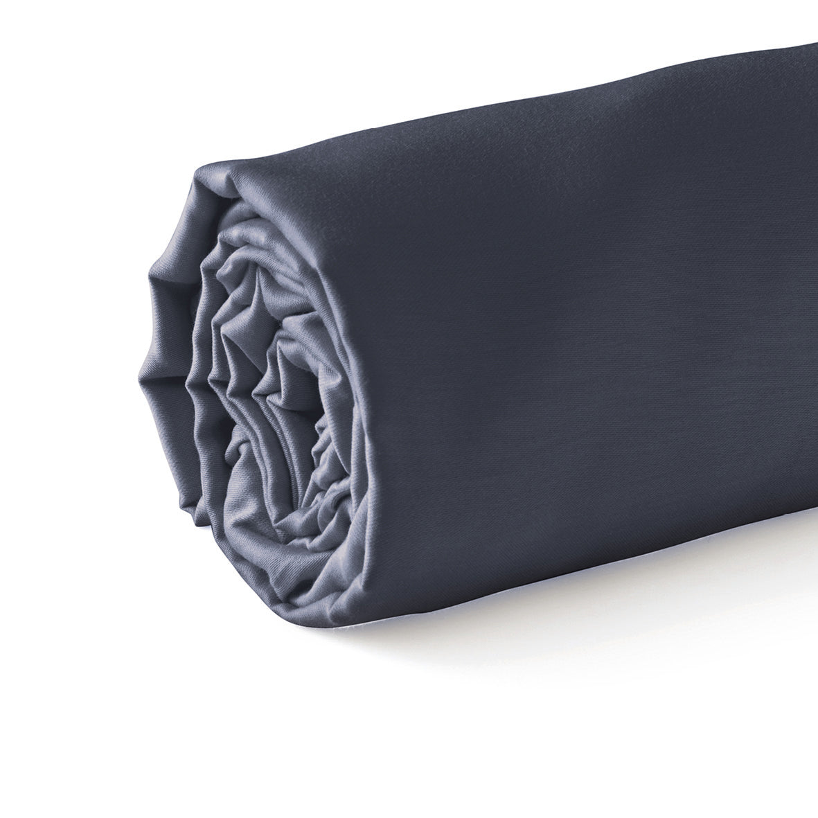 Drap-housse satin de coton - Uni Bleu royal - CXL by Christian Lacroix Maison
