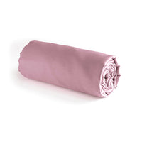 Drap-housse satin de coton - Uni Rose - CXL by Christian Lacroix Maison