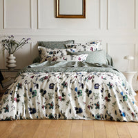 Drap plat satin de coton - Botanique Vert - CXL by Christian Lacroix Maison