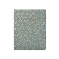 Drap plat satin de coton - Botanique Vert - CXL by Christian Lacroix Maison