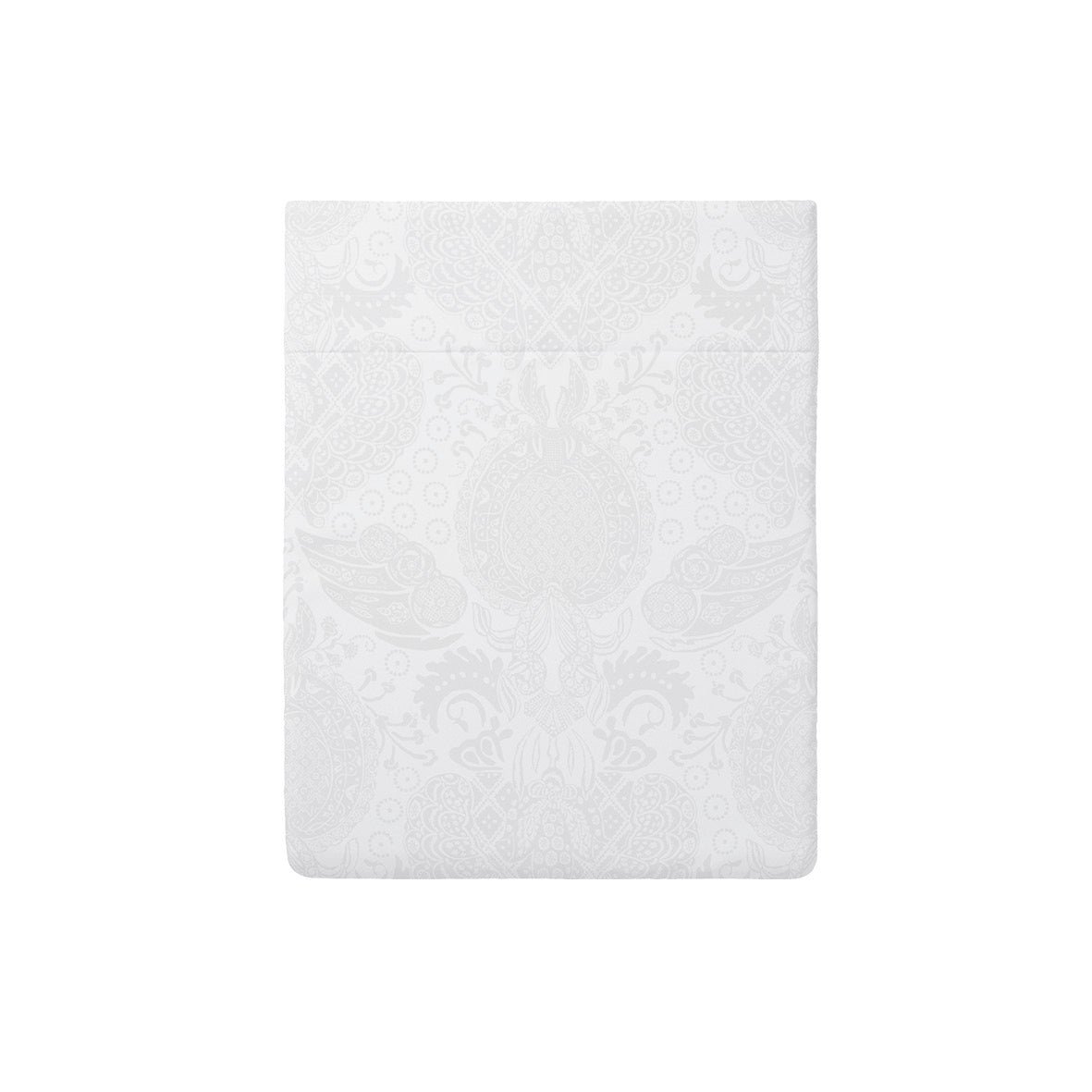 Drap plat satin de coton - Jacquard Arles Blanc - CXL by Christian Lacroix Maison