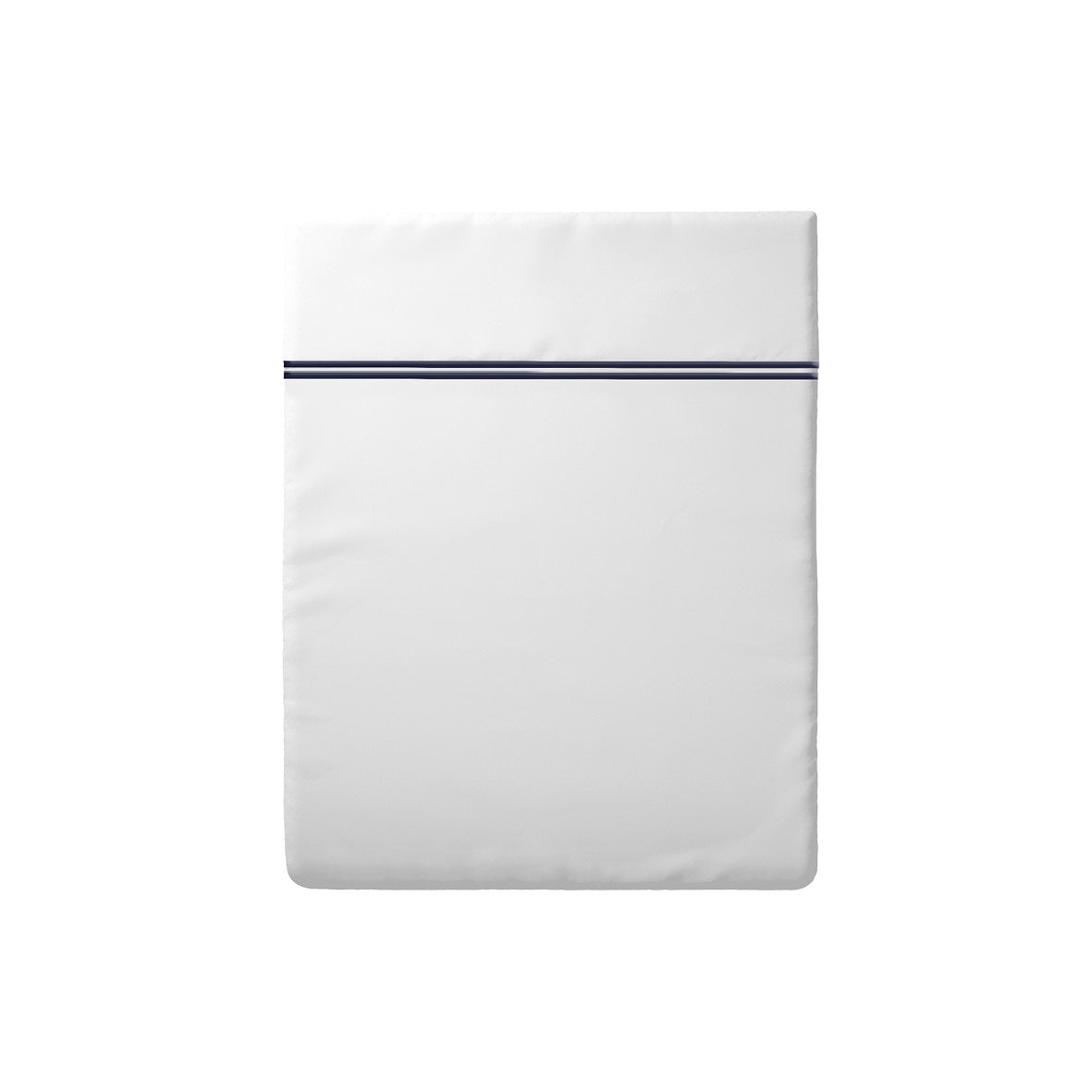 Drap plat satin de coton - Nîmes Bleu foncé / Blanc - CXL by Christian Lacroix Maison