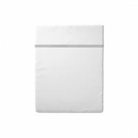 Drap plat satin de coton - Nîmes Gris / Blanc - CXL by Christian Lacroix Maison