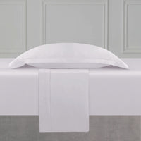 Drap plat satin de coton - Uni 1 baratta Gris 01
