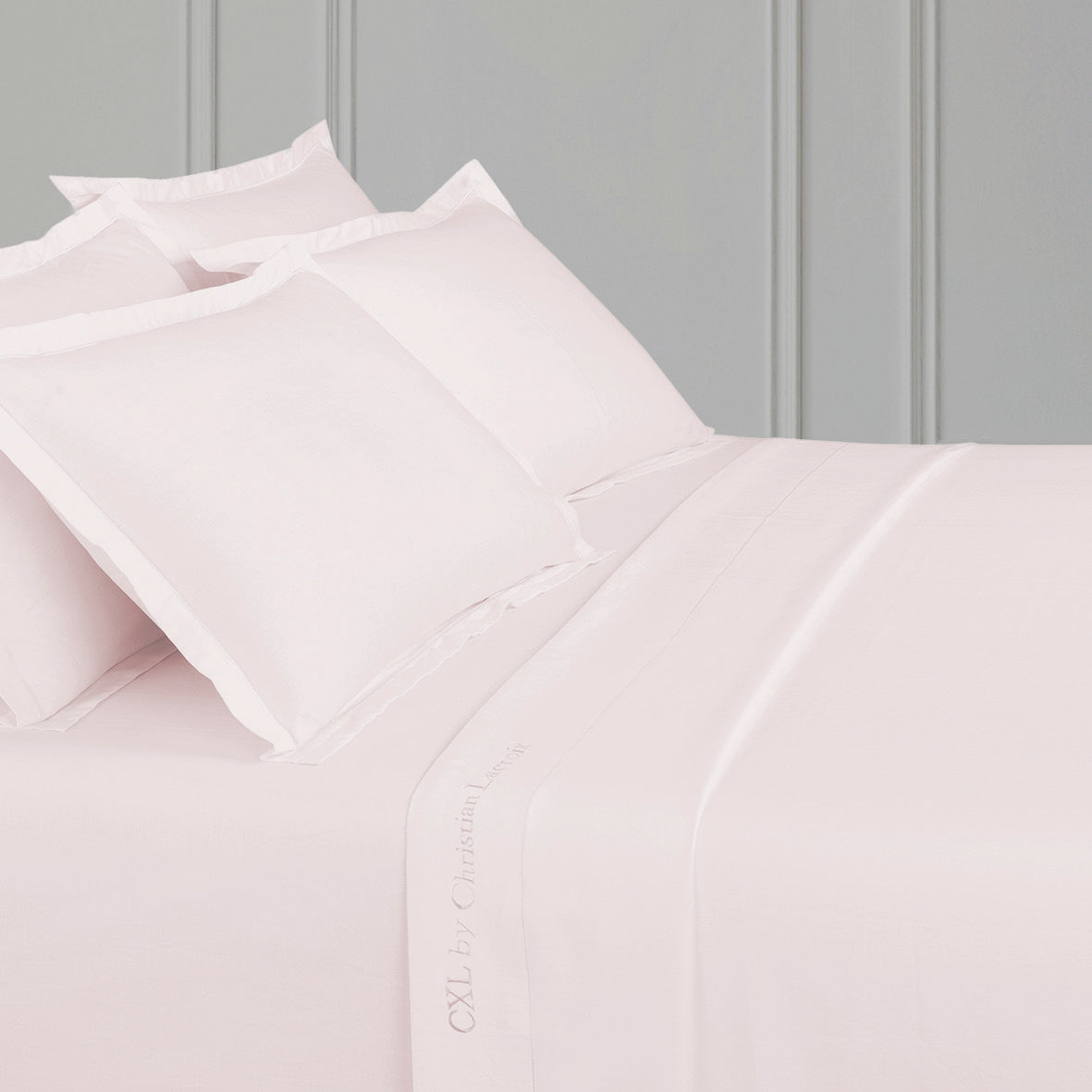 Drap plat satin de coton - Uni 1 baratta Taupe 03