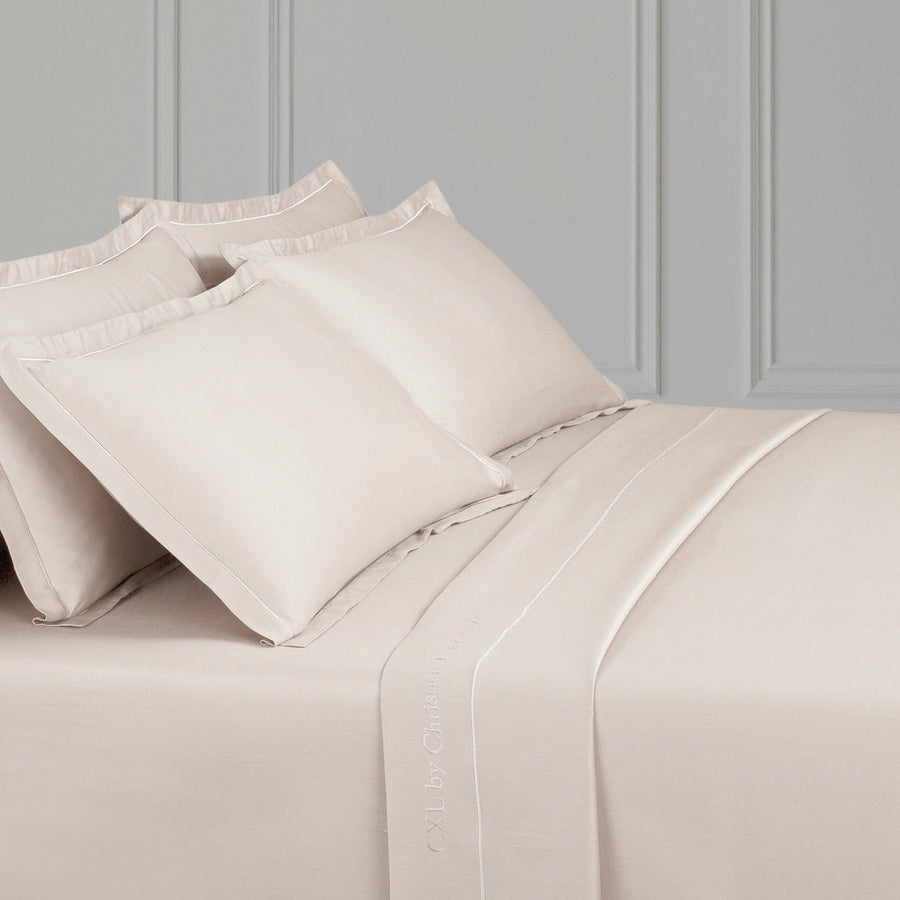 Drap plat satin de coton - Uni 1 baratta Taupe 05