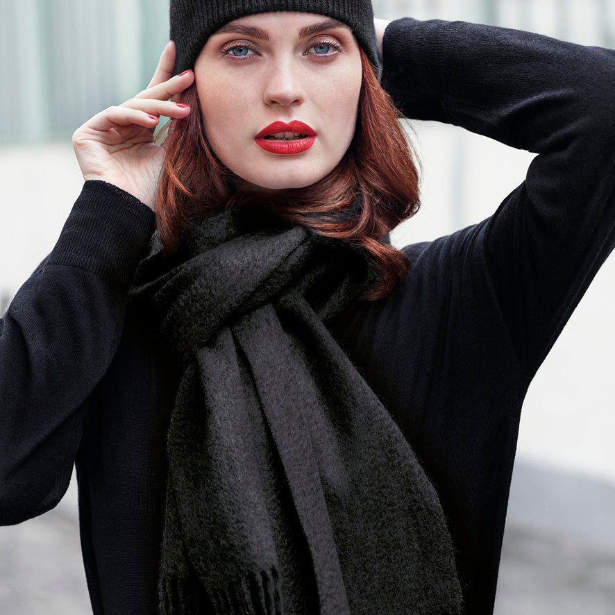 Écharpe cachemire - Noir - CXL by Christian Lacroix Maison