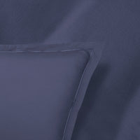 Ensemble de draps satin de coton - Uni 1 baratta Bleu 06